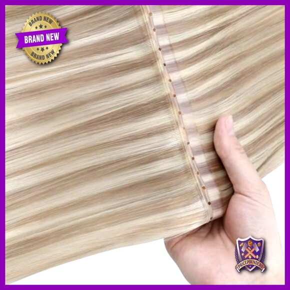 16 Inch Human Hair Extensions 80g Double-Sided Weft Remy Hair main image 5